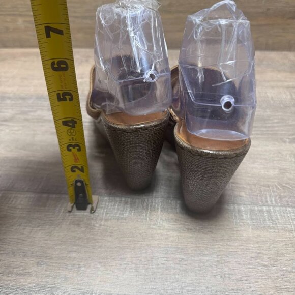 Born Kumi Boho MultiColor Strappy Wedge Slide Heels Women's Size EU 38 - Picture 3 of 7